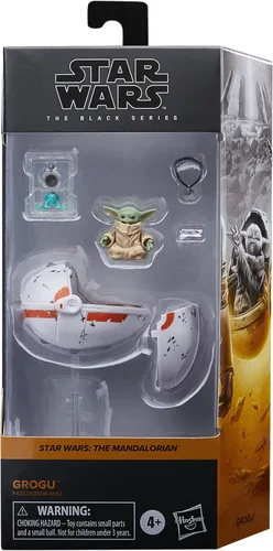Miniatura 2 de STAR WARS Serie The Black Grogu, Figura de acción coleccionable de The Mandalorian a escala de 15 cm, juguetes para niños a partir de 4 años