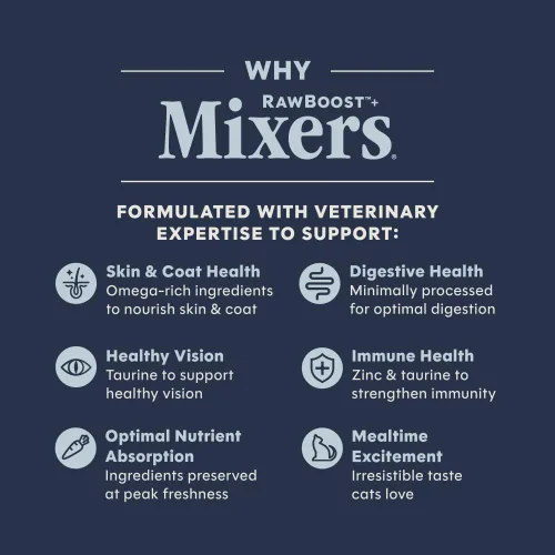 Miniatura 5 de Instinct Guarnición liofilizada de alimento para gato Raw Boost Mixers sin granos, receta completamente natural de Nature's Variety, Pollo