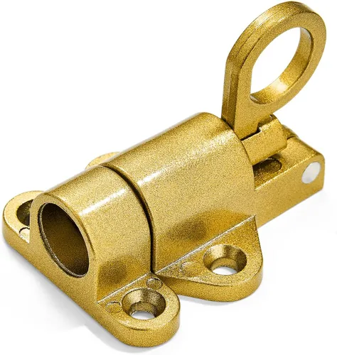 Miniatura 13 de INIRET 2 paquetes de pestillos de cierre automático, cerradura de puerta de resorte blanco, cierre de perno resistente, cerradura automática