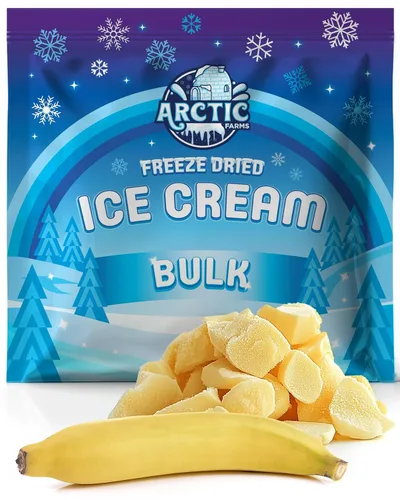 Miniatura 61 de Arctic Farms Trozos de Helado Liofilizado a Granel - No se Derrite (Mantequilla de Maní) (1 libra)