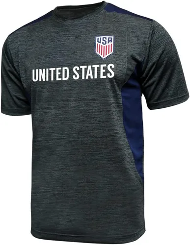 Miniatura 12 de Icon Sports Camiseta oficial del Día del Juego de la Federación de Fútbol de Estados Unidos, unisex para adultos Destacar Rojo