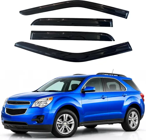 Miniatura 9 de IG - Visera para ventana para Ford Bronco y F150-F350 1980-1996, deflector lateral tipo cinta adhesiva, resistente, contra lluvia y viento