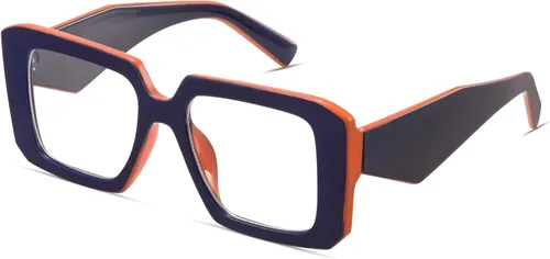 Miyya Gafas de Bloqueo de Luz Azul para Mujeres, Gafas de Luz Azul para Mujeres Gafas de Moda Sobredimensionadas