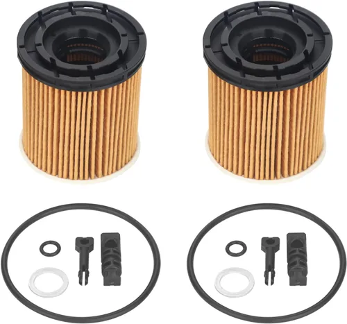 2 filtros de aceite de motor compatibles con Hyundai KIA Vehicle Accent Elantra Kona Santa Fe Tucson Venue 1.6L 2020-2023, Rio K5 Sorento 1.6L