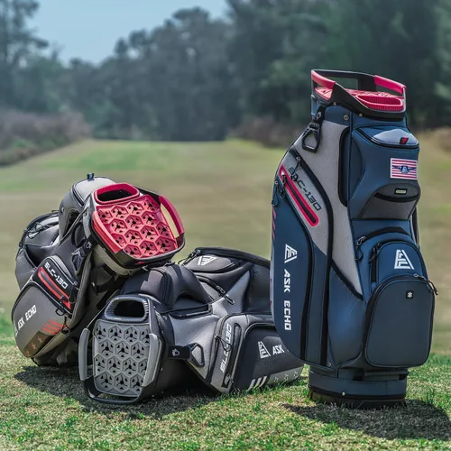 Miniatura 5 de ASK ECHO Soundless-Series - Bolsa para carrito de golf con 15 divisores, parte inferior con bloqueo de agarre