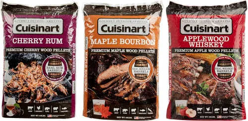 Miniatura 11 de Cuisinart Gránulos para ahumar de ron cereza prémium para barbacoa, bolsa de 20 libras