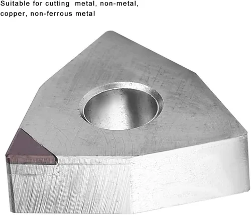 Miniatura 2 de WNMA080408-CBN Inserto de torneado, inserto de cuchilla CBN, cortador de torno CNC Bit Turning Insert Blade para procesar acero endurecido