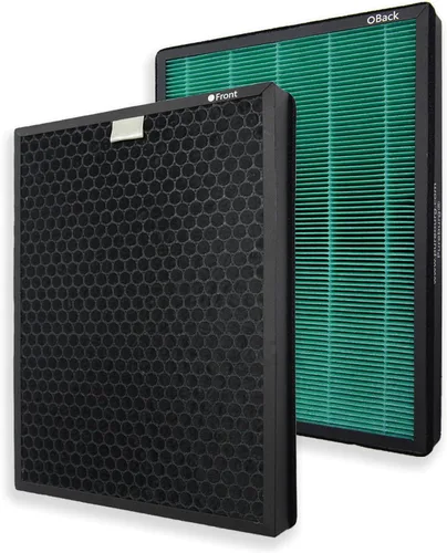 PUREBURG Juego de filtros de repuesto compatibles con Coway Airmega 400 400S purificador de aire, 1 paquete (2 filtros) H13 HEPA carbón activado