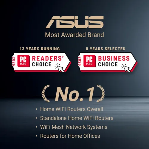 Miniatura 3 de ASUS ZenWiFi BT10 Tri-Band WiFi 7 Mesh, 18 Gbps, 3000 pies cuadrados (1 unidad), puertos duales 10G, seguridad y controles parentales incluidos
