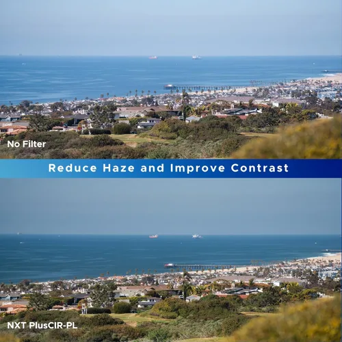 Miniatura 6 de Hoya NXT Plus Filtro Polarizador de 37 mm — Filtro Circular Polarizador con Capa Superior Impermeable, Recubrimientos HMC de 10 Capas, Factor