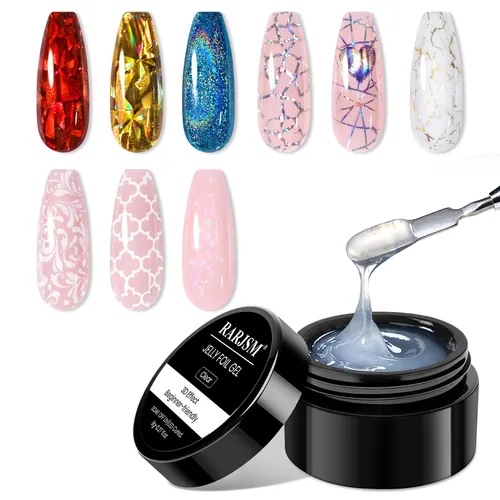 Miniatura 11 de RARJSM Esmalte de uñas de gel con pintura metálica oro bronce cromo 3D, efecto espejo reflectante brillante, gel de dibujo metálico pintado, 8 ml