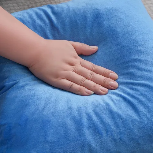 Miniatura 2 de JIAHANNHA Fundas de cojín de terciopelo azul real 12x20 pulgadas Paquete de 2 fundas de cojín decorativas cuadradas suaves para sofá, sillón, cama