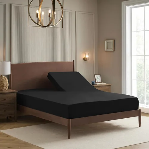 Miniatura 9 de Juego de sábanas de 1800 hilos – Sábanas de microfibra cepillada suave de calidad egipcia – Juego de ropa de cama de lujo con sábana encimera