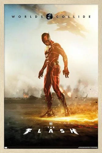Miniatura 5 de DC Comics Movie The Flash - Póster de pared de una hoja, 34 pulgadas de largo x 22.4 pulgadas de ancho, versión premium sin marco