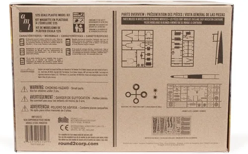 Miniatura 4 de AMT Skill 2 Kit de modelo 1934 Copperhead Motor trasero Doble A combustible Dragster Modelo a escala 1/25