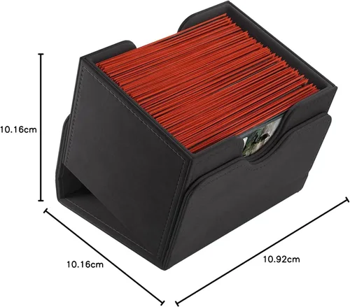 Miniatura 2 de GameGenic Caja de cartas – Caja de cubierta: Sidekick XL negro 100CT – TCG duradera y resistente, almacenamiento de tarjetas OCG – Compatible