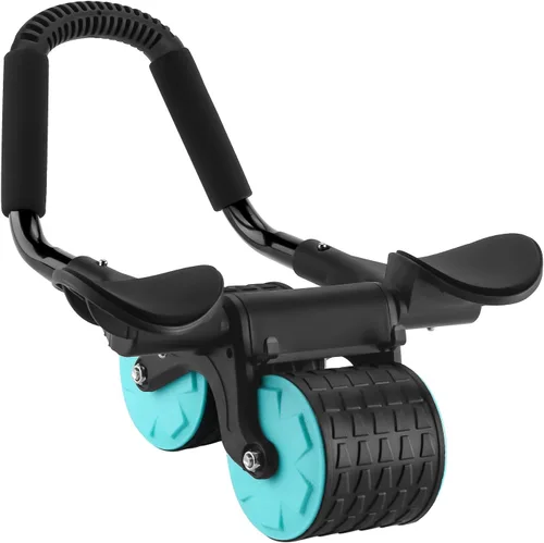 Uota Rueda Abdominal de Rebote Automático con Soporte para Codo, Rodillo Abdominal para Máquina de Ejercicio Abdominal, Equipo de Entrenamiento de