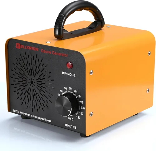 Generador de ozono - Purificador de aire O3 de alta capacidad de 80,000 mg/h para control de olores en el hogar, cocina, automóvil, oficina, sótano,