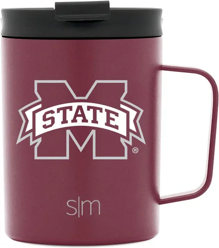 Miniatura 2 de Simple Modern Taza de café con licencia oficial de la universidad universitaria con tapa a prueba de fugas, taza de viaje de acero inoxidable