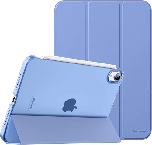 Miniatura 19 de MoKo Funda para iPad mini 7 (A17 Pro) Generación 2024, Funda para iPad mini 6 2021, Funda Protectora Delgada y Ligera de 8.3 Pulgadas con Carcasa