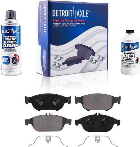 Miniatura 20 de Detroit Axle - Pastillas de freno traseras para Honda Odyssey 2011-2017 Pilot 2007-2013 MDX 2010-2013 ZDX 2010-2013 Pastillas de freno de cerámica