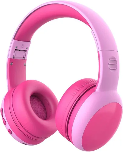 Miniatura 8 de Auriculares Bluetooth para Niños, Auriculares Over-Ear para Niños Pequeños con Micrófono, Volumen Limitado 85dB/94dB, 68H de Reproducción, Bluetooth