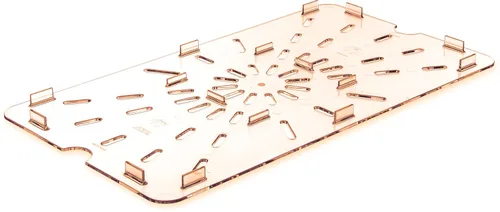 Miniatura 12 de Carlisle FoodService Products StorPlus - Estante de drenaje, bandeja de goteo para bandejas de comida de tamaño 1/6, 6.75 x 6.38 pulgadas, 1 unidad