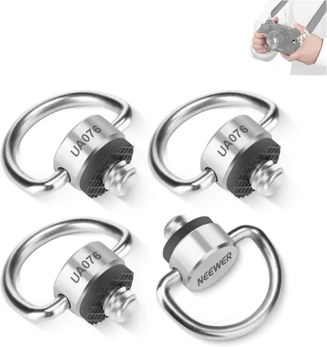 Miniatura 13 de NEEWER ST23 - Paquete de 3 adaptadores de rosca estándar de 1/4 a 3/8 pulgadas, adaptador de rosca para soporte de luz de estudio, adaptador