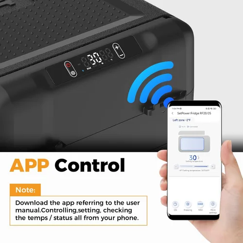 Miniatura 7 de Setpower - Hielera, refrigerador y congelador portátil de automóvil de 12 V, 50 horas, 21 cuartos de galón, eléctrica, para vehículos: SUV, RV, van
