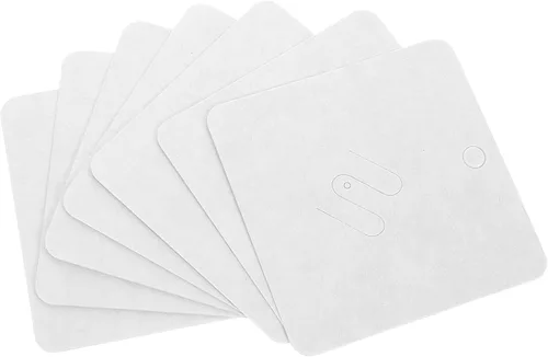 ULTECHNOVO Tarjetas de exhibición de lazo, 200 tarjetas de exhibición de clips para el cabello, papel de papel, soporte para el lazo, tarjetas,