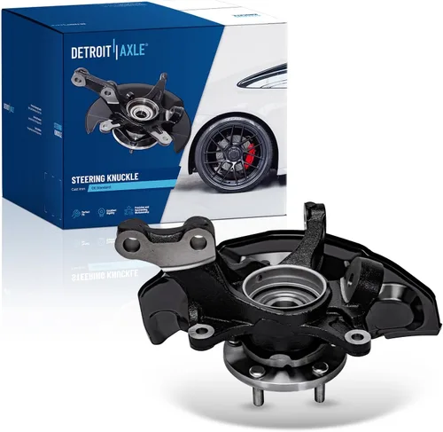 Miniatura 57 de Detroit Axle - Nudos de dirección delanteros de 2.5L de 2 piezas para Toyota 12-17 Camry, 2 nudos de dirección y conjunto de rodamiento de rueda