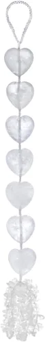 Miniatura 7 de rockcloud Colgante de pared con 7 piedras de chakras, cristales curativos de Reiki, Merkaba, piedras preciosas caídas, adorno colgante para ventana