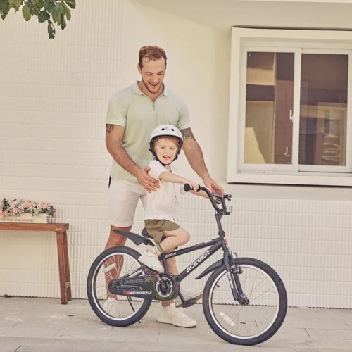Miniatura 10 de ACEGER Bicicleta para niños de 2 a 10 años, estilo BMX, para niños y niñas de 2 a 10 años, bicicleta para niños de 12, 14 y 16 pulgadas, con ruedas