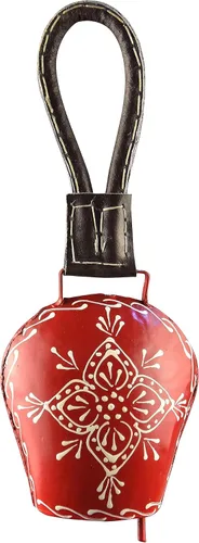 Miniatura 10 de Juego de 5, 2.8 in, campanas pintadas para colgar armonía multicolor, decoración festiva hecha a mano, campanas de metal, campanas de bruja