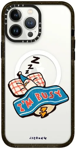 Miniatura 102 de Funda Impact de CASETiFY para iPhone 13 Pro Max con Magsafe - Estuche Claro Cuento de Invierno - Claro Negro Estuche transparente Winter Tale