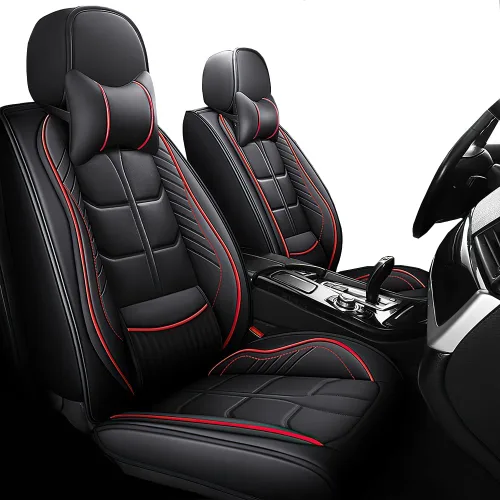 Miniatura 13 de URINOVET Funda de asiento de automóvil para Mercedes-Benz GLS 450 2017-2023, funda de asiento delantero y trasero de 5 plazas, fundas de asiento