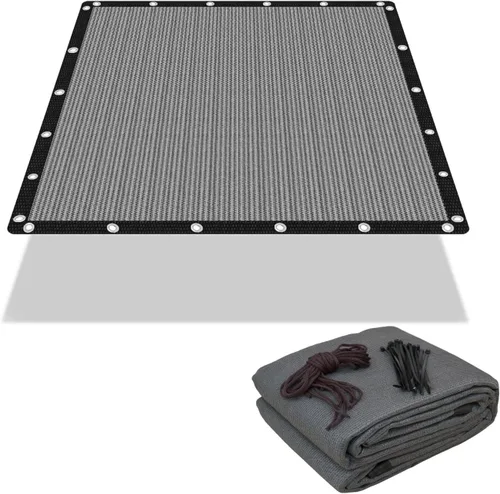Miniatura 34 de FAIR WIND - Tela de Sombra 90% de Protección Solar, Pantalla de Privacidad, Cobertura para Patio, Toldo con Ojales, Red de Sombra para Jardín, Gris