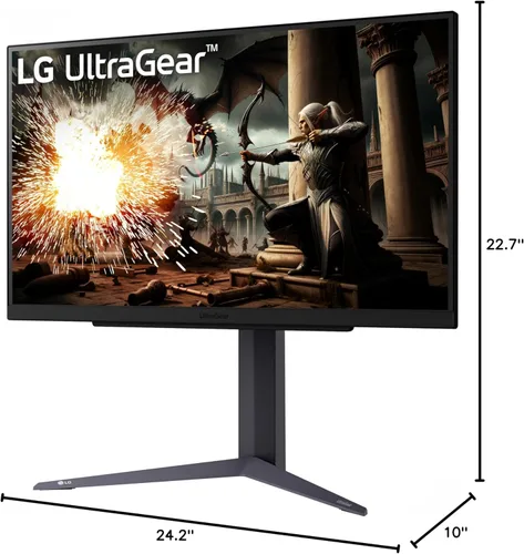 Miniatura 7 de LG 27GS75Q-B Monitor de juegos Ultragear QHD de 27 pulgadas (2560 x 1440), 180 Hz (O/C 200 Hz), 1 ms, IPS, compatible con NVIDIA G-SYNC, AMD