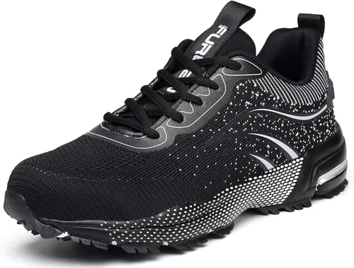 Miniatura 2 de Furuian Steel Toe Shoes for Men Women Lightweight Safety Shoes Comfortable Steel Toe Sneakers Warehouse Industry Work Shoes