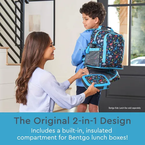 Miniatura 2 de Bentgo Kids Prints, 2 en 1, Mochila y lonchera aislada