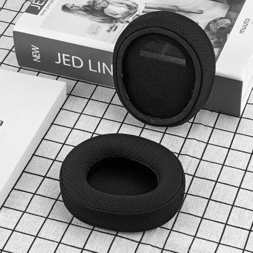 Miniatura 4 de Geekria Almohadillas de repuesto de tela de malla cómoda compatibles con SteelSeries Arctis Nova Pro Wireless, auriculares Nova Elite, almohadillas