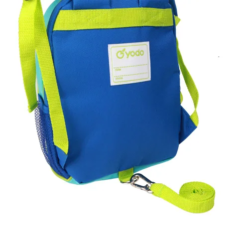 Miniatura 6 de Yodo, Bolsa para almuerzo aislada y mochila preescolar infantil, con correa de arnés de seguridad para niños o niñas, Dinosaur