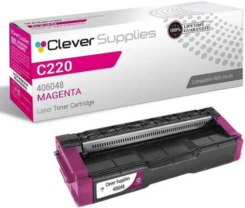 Miniatura 30 de CS - Cartucho de tóner compatible para Ricoh C220 406046 Color negro láser Aficio SP C220 Aficio SP C220A Aficio SP C220DN Aficio SP C220N Aficio SP
