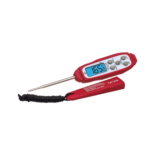 Taylor Termómetro digital de lectura instantánea para preparación de comidas GLP-1 con alto contenido de proteínas, sonda de cocina impermeable para