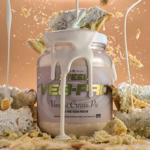 Miniatura 6 de Suplementos de acero Veg-PRO, proteína de chícharo vegetal, aislado en polvo, suplemento natural orgánico vegano 680.38 g (1.5 libras).