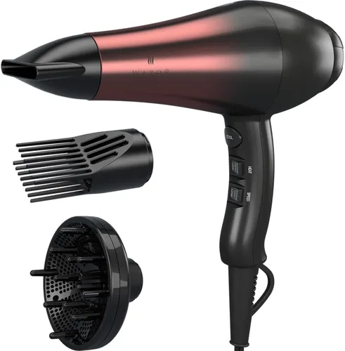 Secador de pelo profesional de salón con turmalina de cerámica iónica y potente secador de pelo de 1875 W, secador de pelo infrarrojo lejano