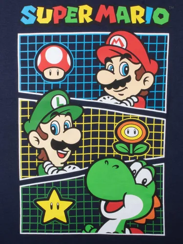 Miniatura 7 de Nintendo Super Mario Boys T-Shirts 3-Pack, Super Mario Bros Characters 3-Pack of Tees for Boys Bundle Set
