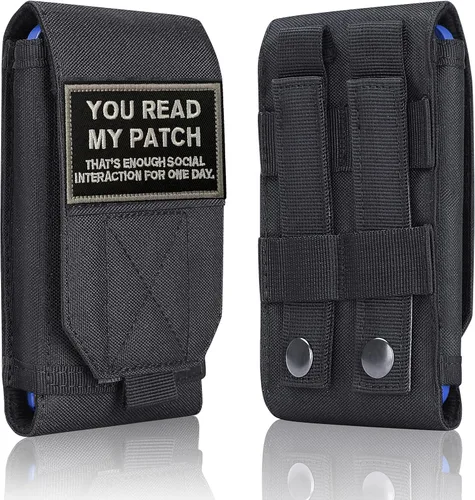 Miniatura 2 de Funda táctica negra para teléfono celular, resistente al agua, para iPhone 11, 12, 13 Pro Max, para Samsung S22, S21, S20, FE, Note 20, A13, A12