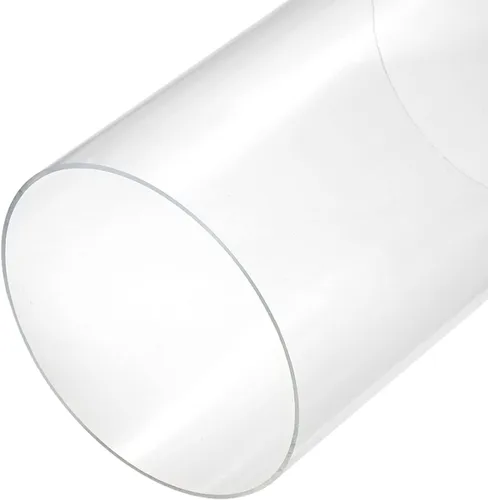 MECCANIXITY Tubo de acrílico transparente rígido redondo 214mm(8.4") DI 220mm(8.7") DE 14" para lámparas y linternas, sistema de refrigeración por