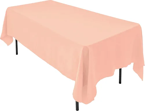 Miniatura 29 de AK TRADING CO. Mantel rectangular de poliéster de 60 x 102 pulgadas, fabricado en Estados Unidos, resistente a las arrugas, ignífugo, duradero